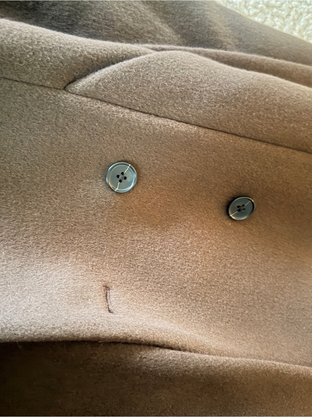 NWT Aritzia heirloom Long Sleeve Belted Coat Dress in Brown xxs - Picture 12 of 13